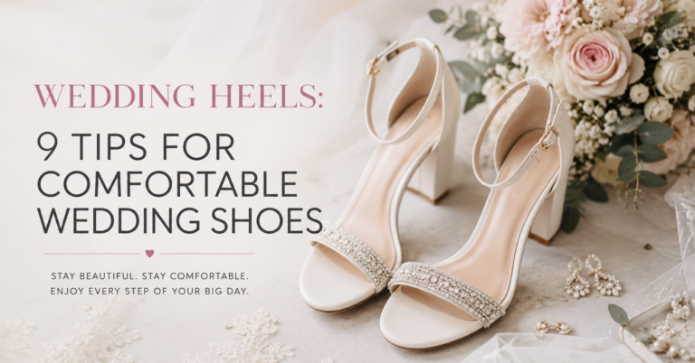 Wedding Heels: 9 Tips for Comfortable Wedding Shoes